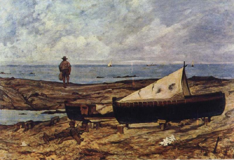 On the Beach, Giovanni Fattori